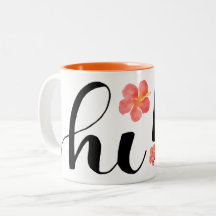 Olá! Caneca Hibisco