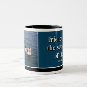 De Café Em Dois Tons Os amigos são… Caneca