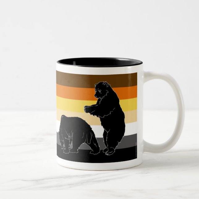 De Café Em Dois Tons Os ursos serão caneca dos ursos (Direita)