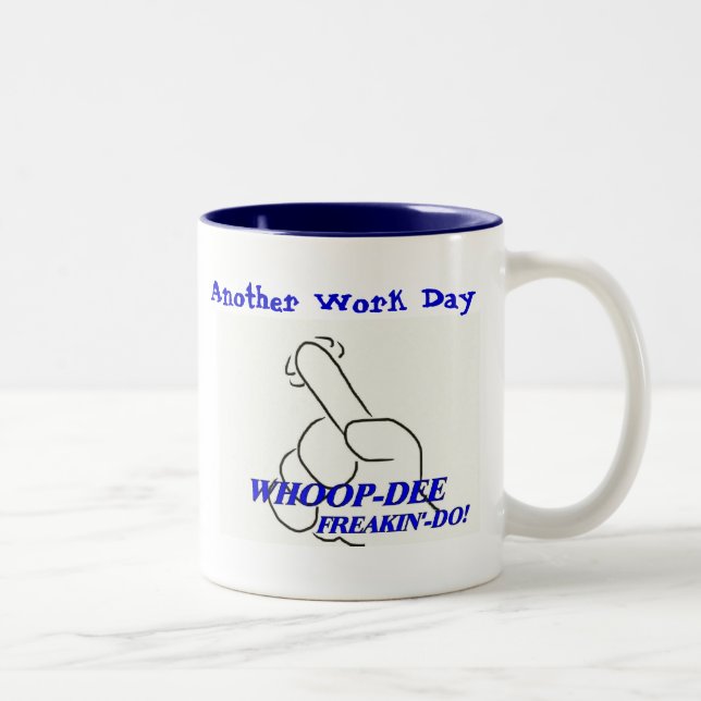 De Café Em Dois Tons Outros trabalham a caneca do dia (Direita)