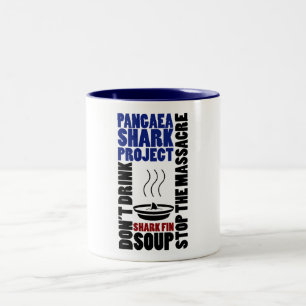 De Café Em Dois Tons Pangaea para a caneca da sopa da aleta da parada