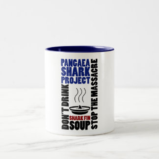 De Café Em Dois Tons Pangaea para a caneca da sopa da aleta da parada