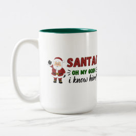De Café Em Dois Tons PAPAIS NOEIS! EU O CONHEÇO! Caneca