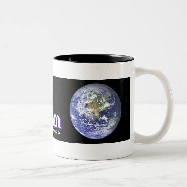 De Café Em Dois Tons Passagens do espírito que sonham uma caneca ideal (Direita)