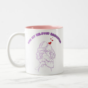 De Café Em Dois Tons personalizar caneca