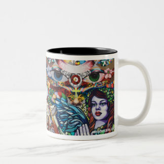 De Café Em Dois Tons Pinte sua caneca da fé