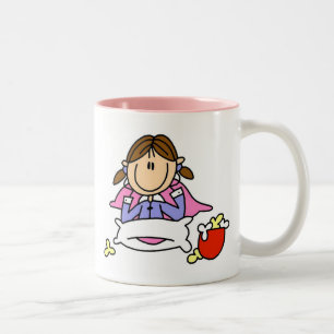 De Café Em Dois Tons Pipoca e caneca dos pijamas