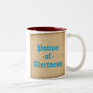 De Café Em Dois Tons Poção da caneca do precaução (inglês velho,