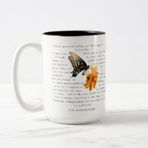 “Poesia Pintada Suavemente” – Caneca por H.G. Alex