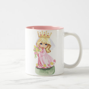 De Café Em Dois Tons Princesa Caneca