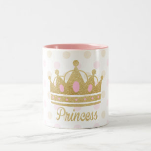 De Café Em Dois Tons Princesa Caneca, princesa Caneca do brilho
