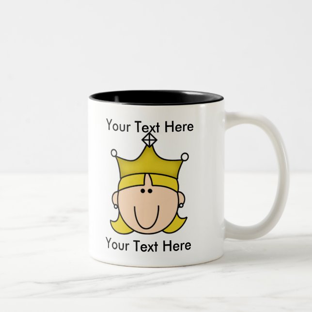 De Café Em Dois Tons Princesa feita sob encomenda Louro Caneca (Direita)