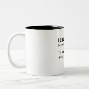 De Café Em Dois Tons "Professora: O Google original..." Caneca