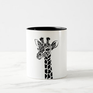 De Café Em Dois Tons Projeto feito-à-medida bonito do copo da caneca d