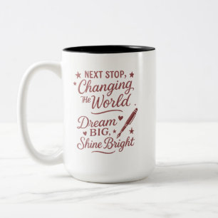 De Café Em Dois Tons Próxima Parada Mudando a Caneca Mundial - Sonhe Gr