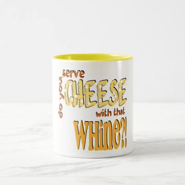 De Café Em Dois Tons Queijo - caneca do Dois-Tom (Centro)