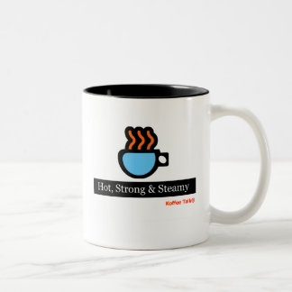 De Café Em Dois Tons Quente, forte & húmido - 15oz. Caneca