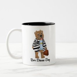 De Café Em Dois Tons Raros Dia da Doença Eu sou Raros! Caneca