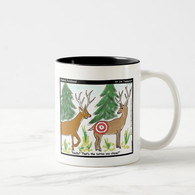 De Café Em Dois Tons Realmente? Essa caneca do tatuagem (Direita)