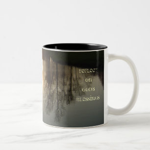 De Café Em Dois Tons REFLITA a caneca