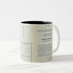 De Café Em Dois Tons Registro do Censo Caneca