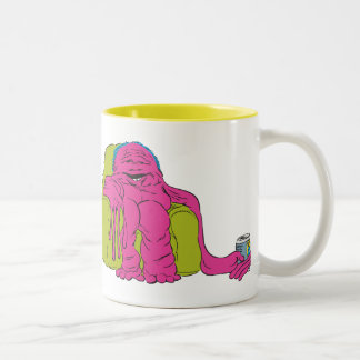 De Café Em Dois Tons "Relaxe" a caneca