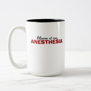 De Café Em Dois Tons Responsabilize-o na anestesia - caneca