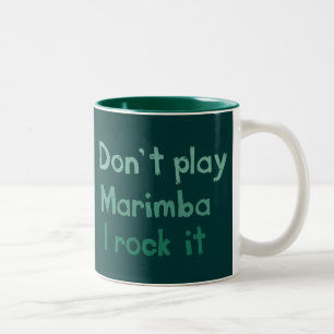 De Café Em Dois Tons Rocha do Marimba ele caneca