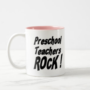 De Café Em Dois Tons Rocha pré-escolar dos professores! Caneca