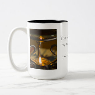 De Café Em Dois Tons Salmo 119:105 Caneca
