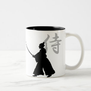 De Café Em Dois Tons Samurai obtido? Caneca
