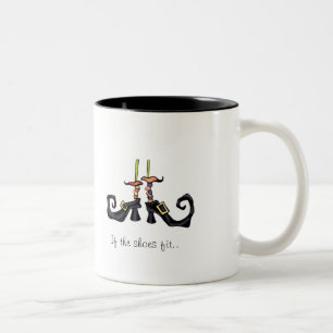 De Café Em Dois Tons Se os calçados couberam… CANECA