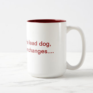 De Café Em Dois Tons Se você não é a caneca do cão da ligação