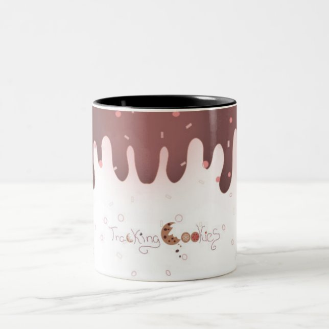 De Café Em Dois Tons Seguindo a caneca dos biscoitos (Centro)