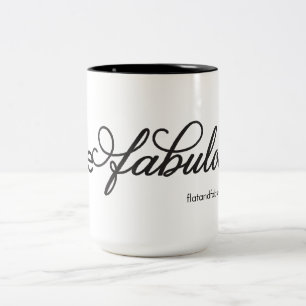 De Café Em Dois Tons Seja caneca fabulosa