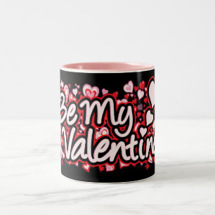 De Café Em Dois Tons "Seja caneca preta cor-de-rosa vermelha dos