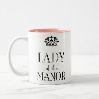 De Café Em Dois Tons Senhora da caneca Manor