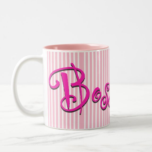 De Café Em Dois Tons Senhora Presente Caneca do chefe (Esquerda)