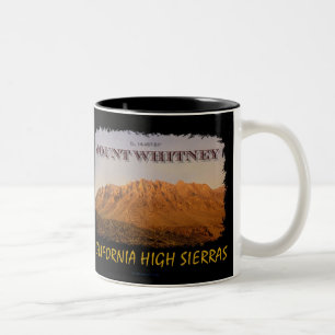 De Café Em Dois Tons Serras altas caneca