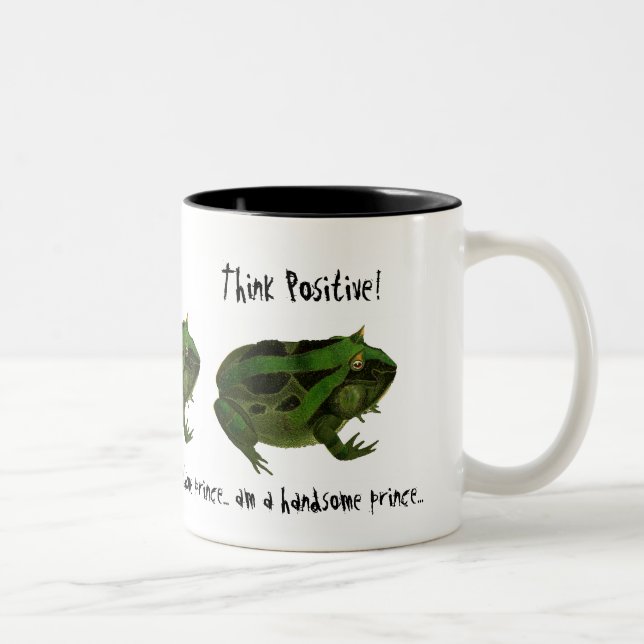 De Café Em Dois Tons (Seu) príncipe considerável Sapo Caneca (Direita)