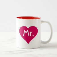 Seu Sr. Caneca no coração vermelho - Sr. e Sra.