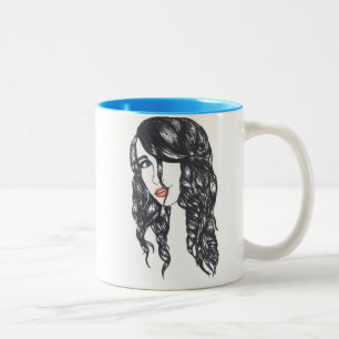 De Café Em Dois Tons Sharpie por todo o lado na caneca 110z