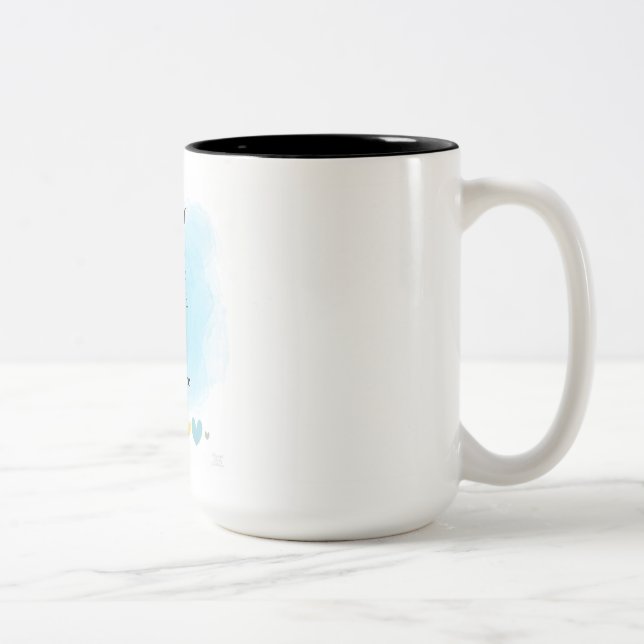 De Café Em Dois Tons Solte, Nutra e Abra — Caneca Inspiradora (Direita)