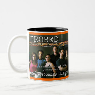 De Café Em Dois Tons SONDADO: caneca do molde dos sinais