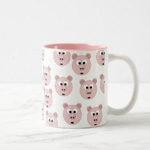 De Café Em Dois Tons Sr. múltiplo Porco o ø na caneca