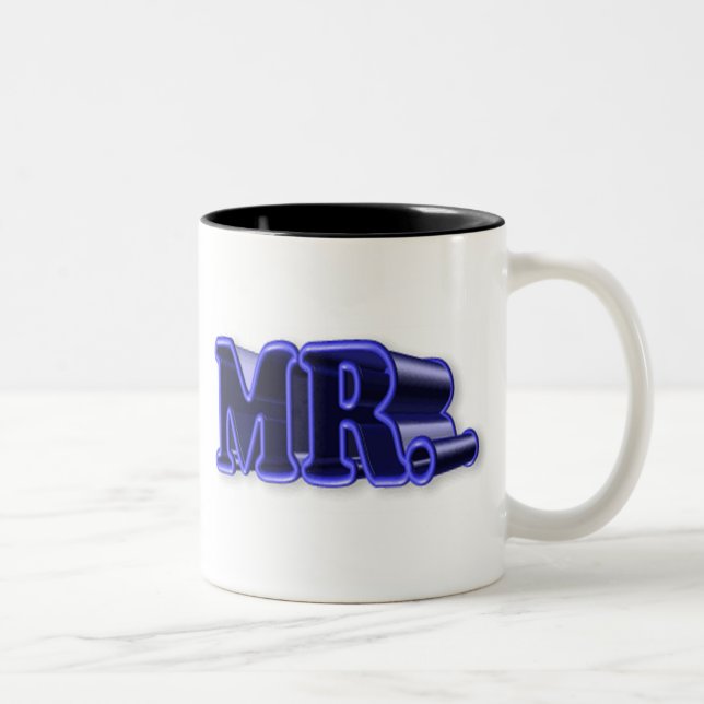 De Café Em Dois Tons Sr. senhor Caneca (Direita)