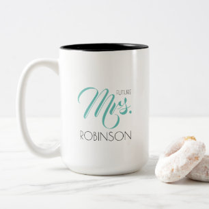 De Café Em Dois Tons Sra. futura caneca conhecida