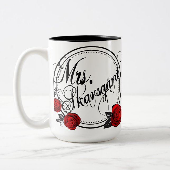 De Café Em Dois Tons Sra. nova Skarsgard Caneca (Esquerda)