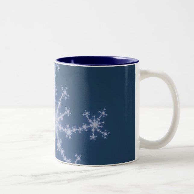 De Café Em Dois Tons Starry Sky - Caneca Fractal (Direita)