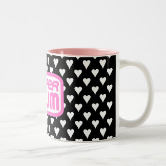 DE CAFÉ EM DOIS TONS SUPERMUM COM CANECA DO AMOR
